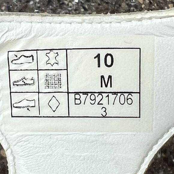 SAS Tripad Comfort Womens 10M White Leather Sandals Low Heel Open Toe Sling Back - Picture 10 of 11